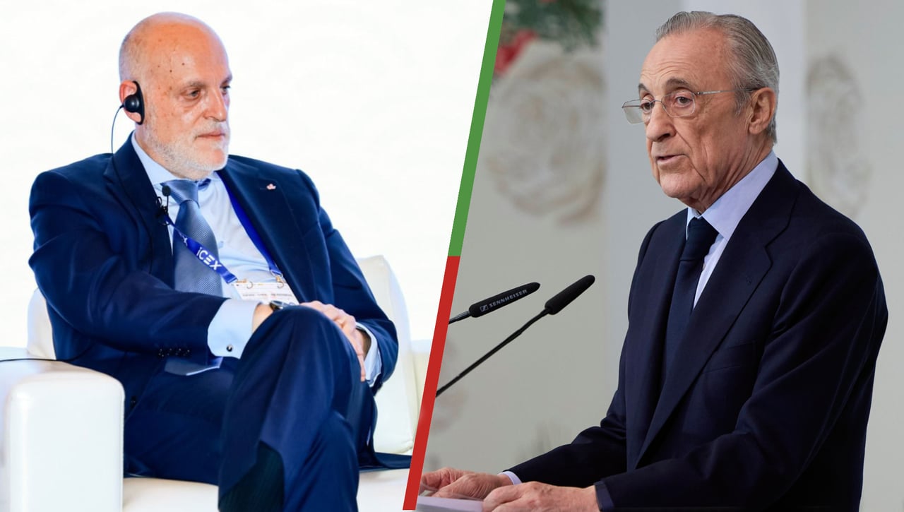 Javier Tebas vuelve a cargar contra Florentino Pérez: “O estás con él o estás contra él”