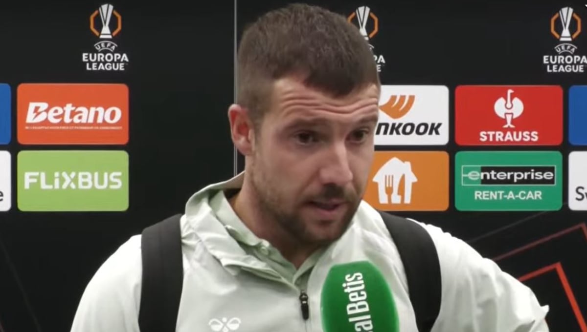 Aitor Ruibal lamenta "una injusticia", admite el freno de mano y pone nota alta al Betis