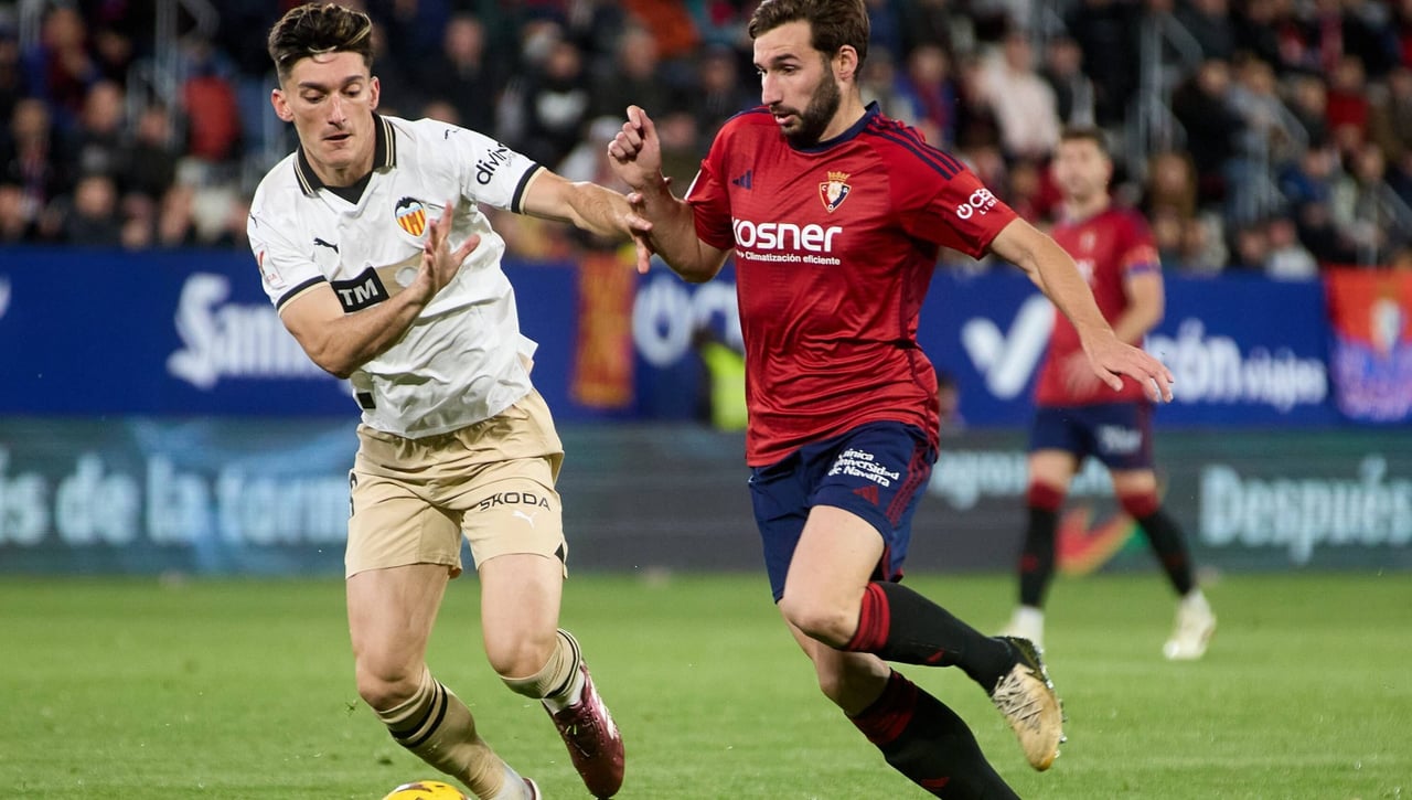 Alineaciones Valencia - Osasuna: Alineación posible de Valencia y Osasuna en el partido de hoy LaLiga EA Sports
