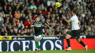 Valencia 1-1 Betis: La 'traición' de Luis Rioja amarga la fiesta del 'Cucho'