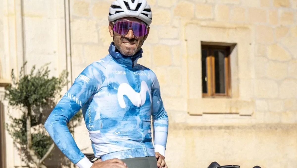 Alejandro Valverde encumbra al Movistar Team