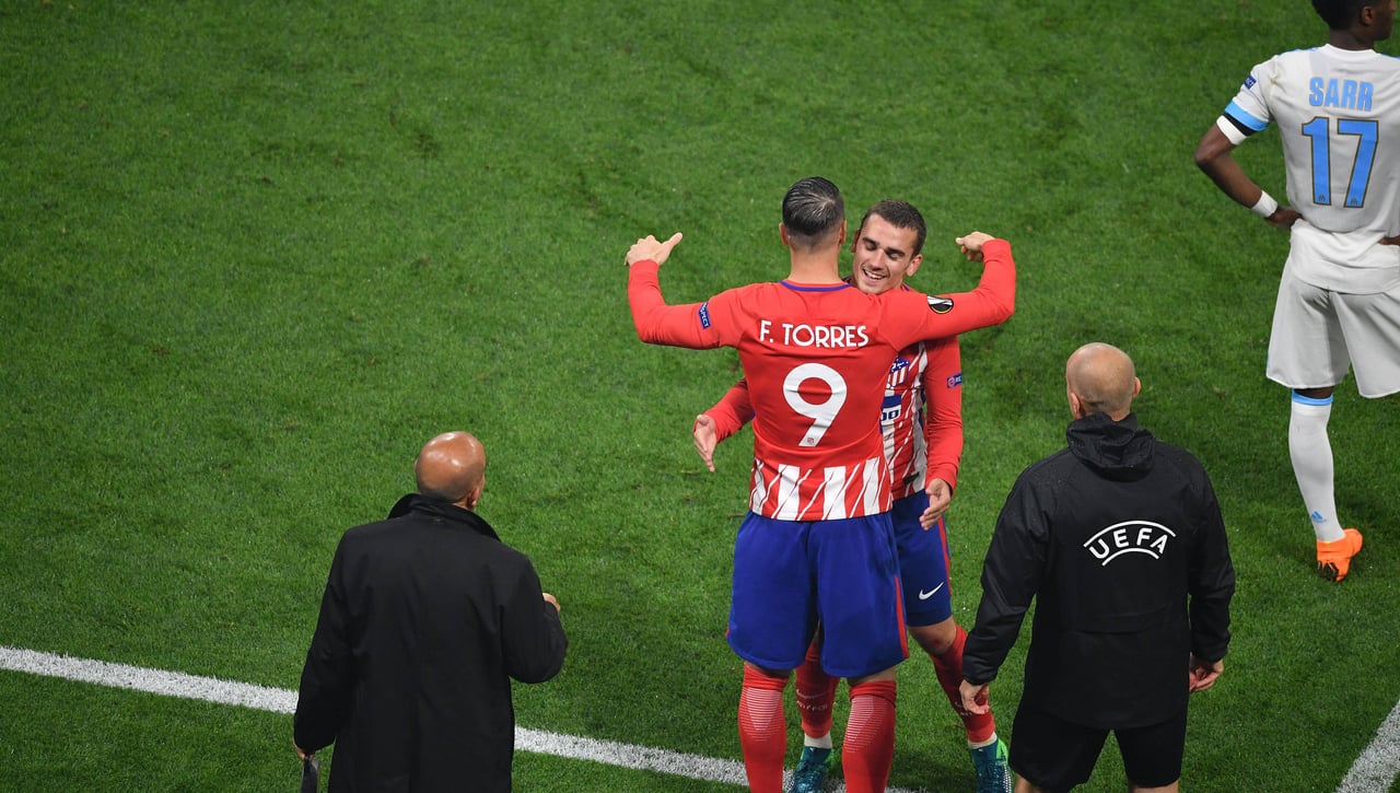 Fernando Torres le da un consejo a Griezmann