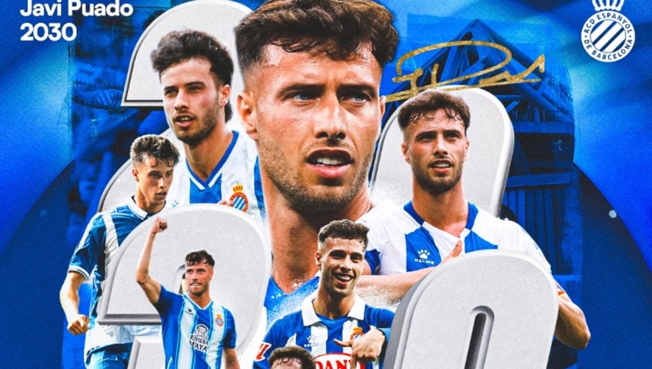 El Espanyol anuncia la renovación de Javi Puado