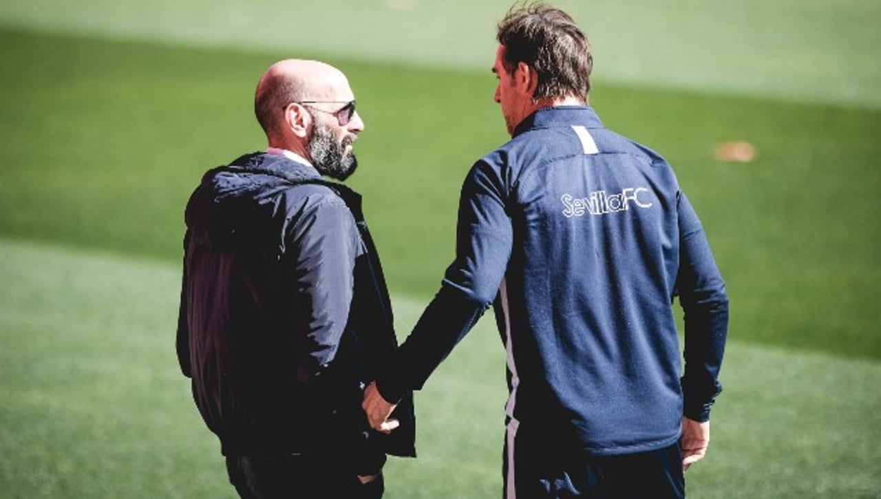 La última conversación de Monchi con Lopetegui