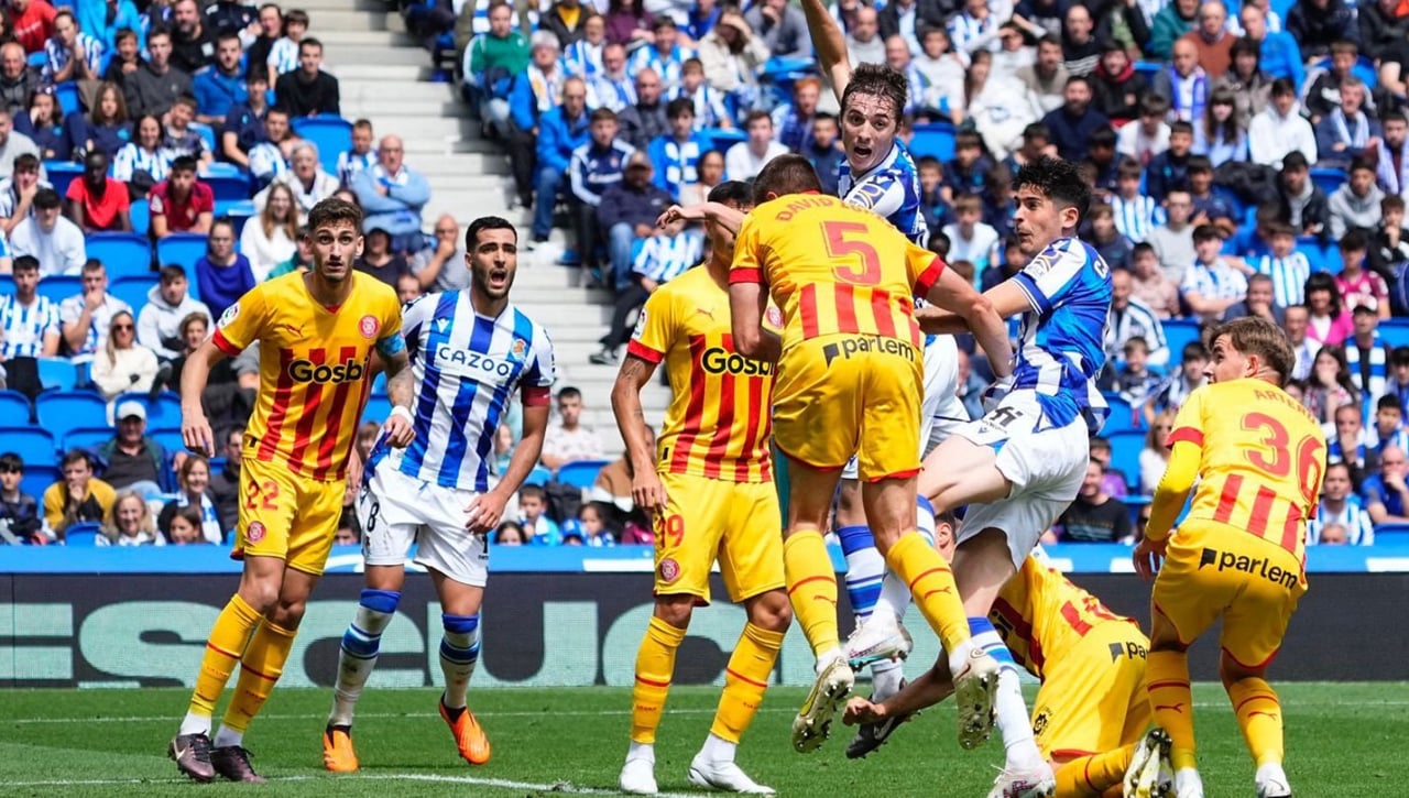 Real Sociedad 2-2 Girona: El Girona quiere jugar en Europa