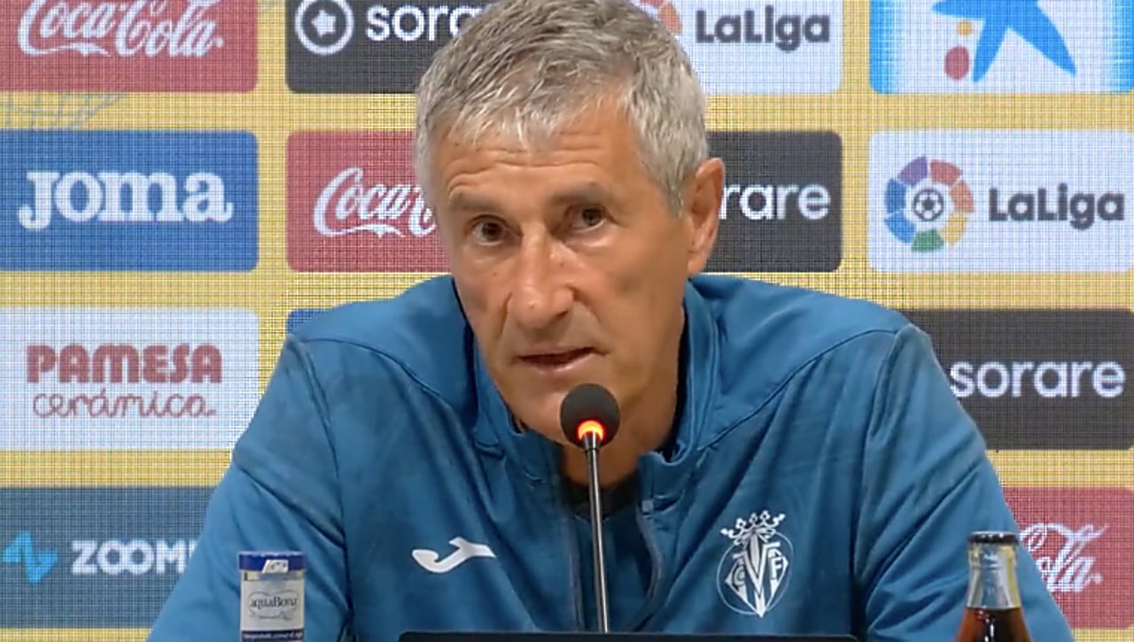 Quique Setién anuncia un nuevo espectáculo