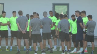 Natan, a las órdenes de Pellegrini en la sesión del viernes