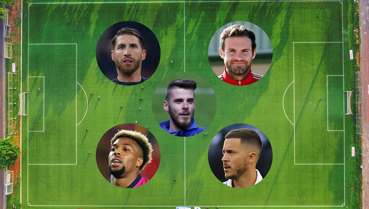 Los jugadores que aún están libres: Ramos, De Gea, Mata, Hazard, Adama Traoré...