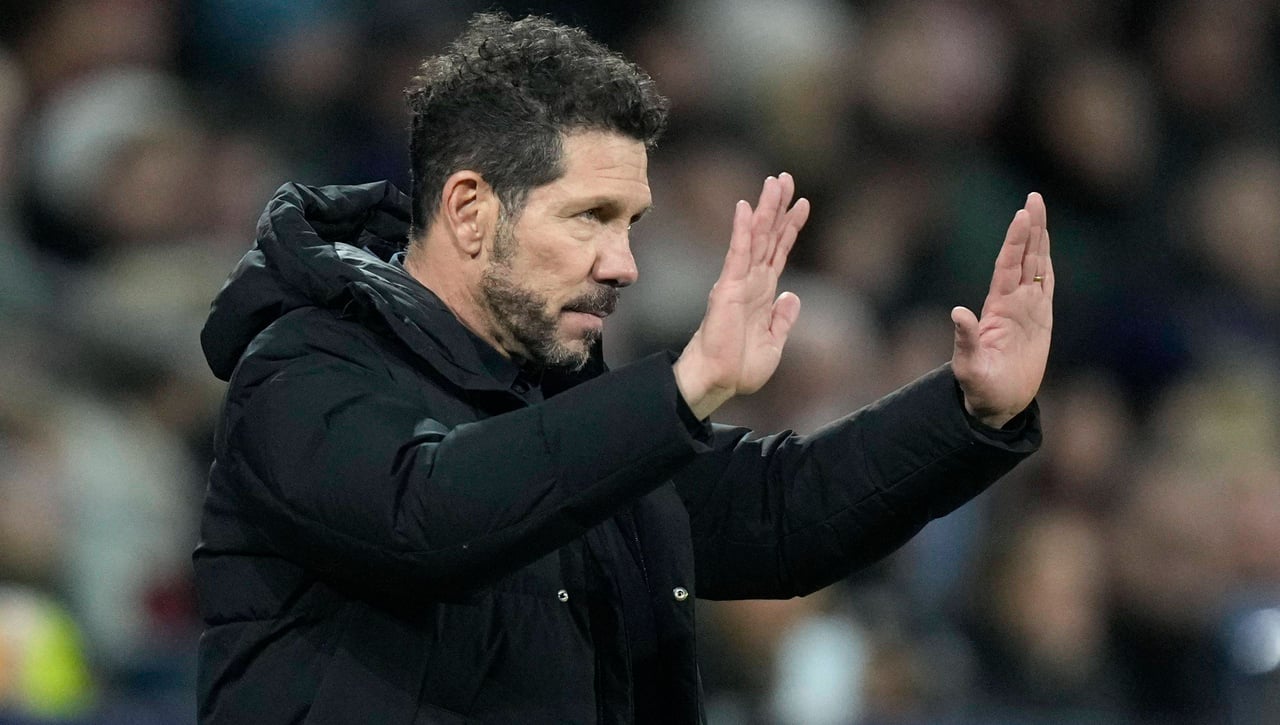 La afición del Atleti, contraria a Simeone