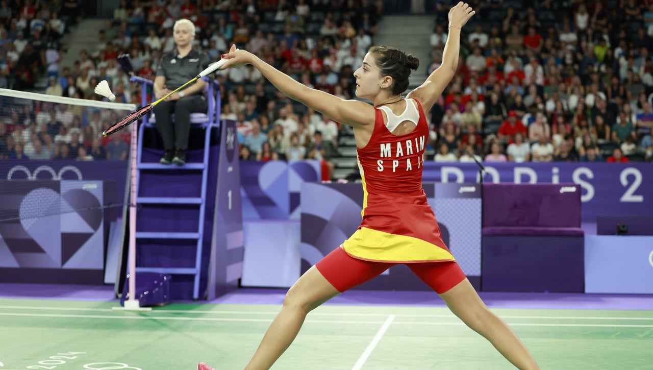 Carolina Marín recibe una medalla que no esperaba