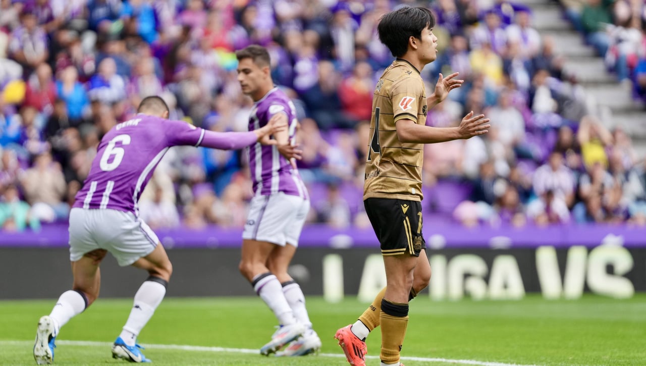 Valladolid 0-0 Real Sociedad: Peleado con el gol