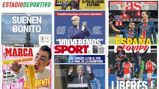 La clasificación del PSG para la final de Champions, la cita con la historia del Betis... Así vienen las portadas deportivas de este jueves 8 de mayo