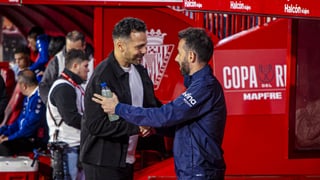 Corberán y la lesión de Hugo Duro: "Ha sufrido un golpe"