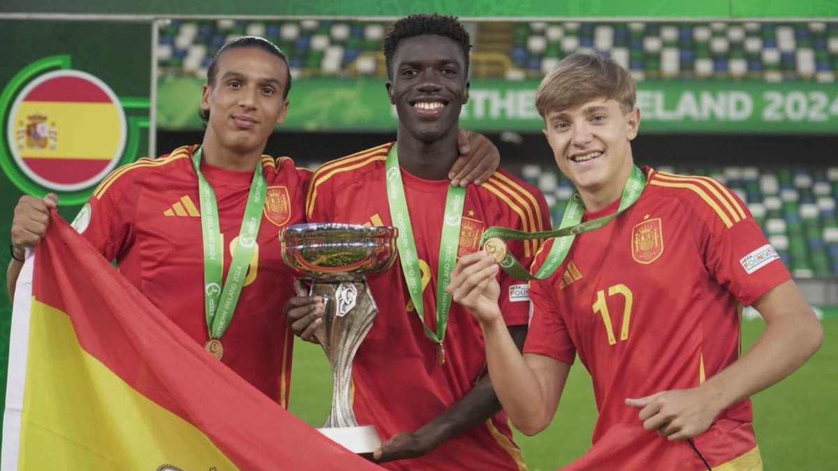 "El Betis manda" en la celebración del Europeo sub 19 