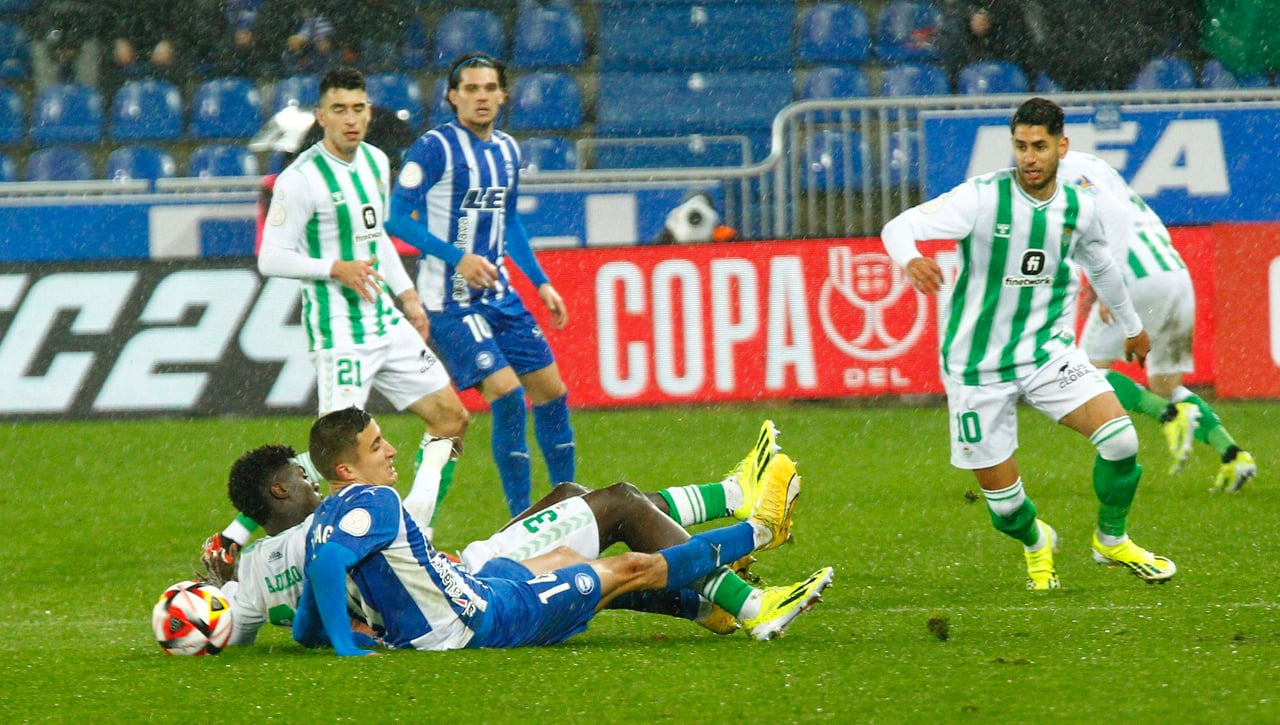 Las notas del Betis contra el Alavés en Copa del Rey