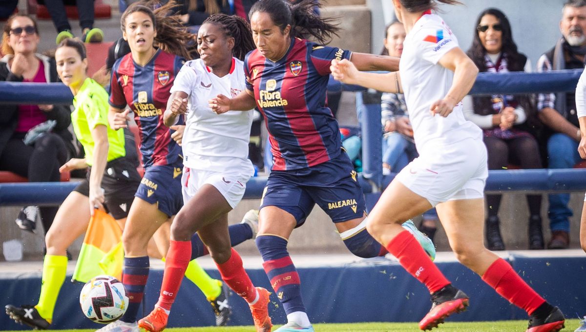 Levante UD 5-1 Sevilla FC Femenino: Las granotas hurgan en la herida del derbi 
