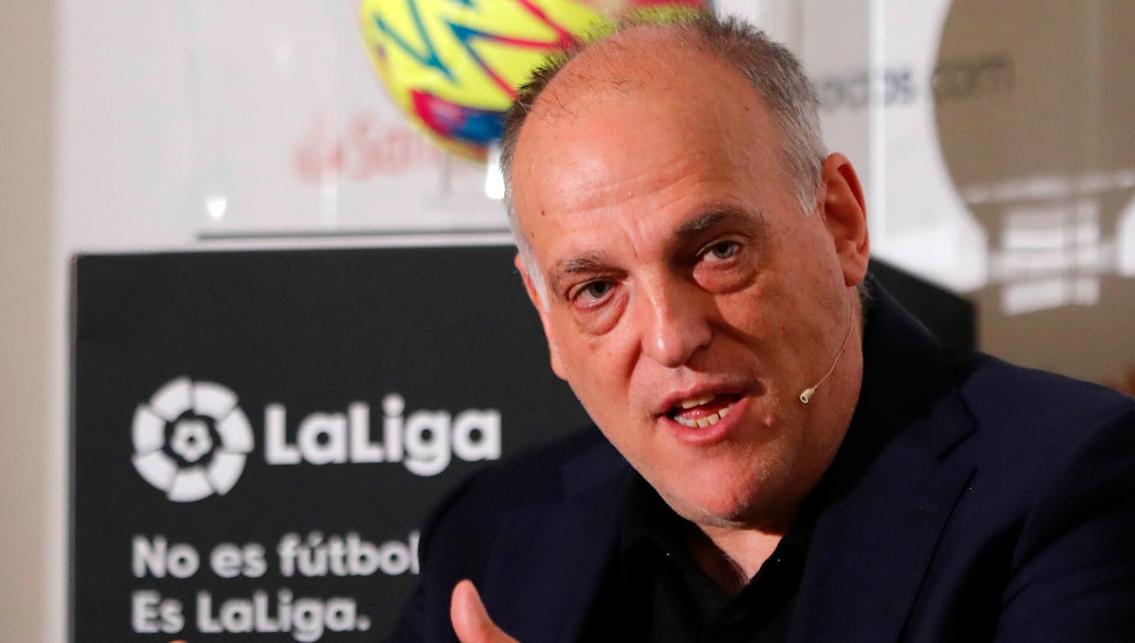 Tebas revela nuevas medidas contra el racismo en LaLiga tras el 'caso Vinicius'