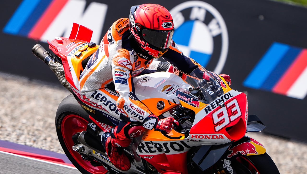 Bagnaia se impone con autoridad al sprint en el GP de Austria, Marc Márquez acabó décimo