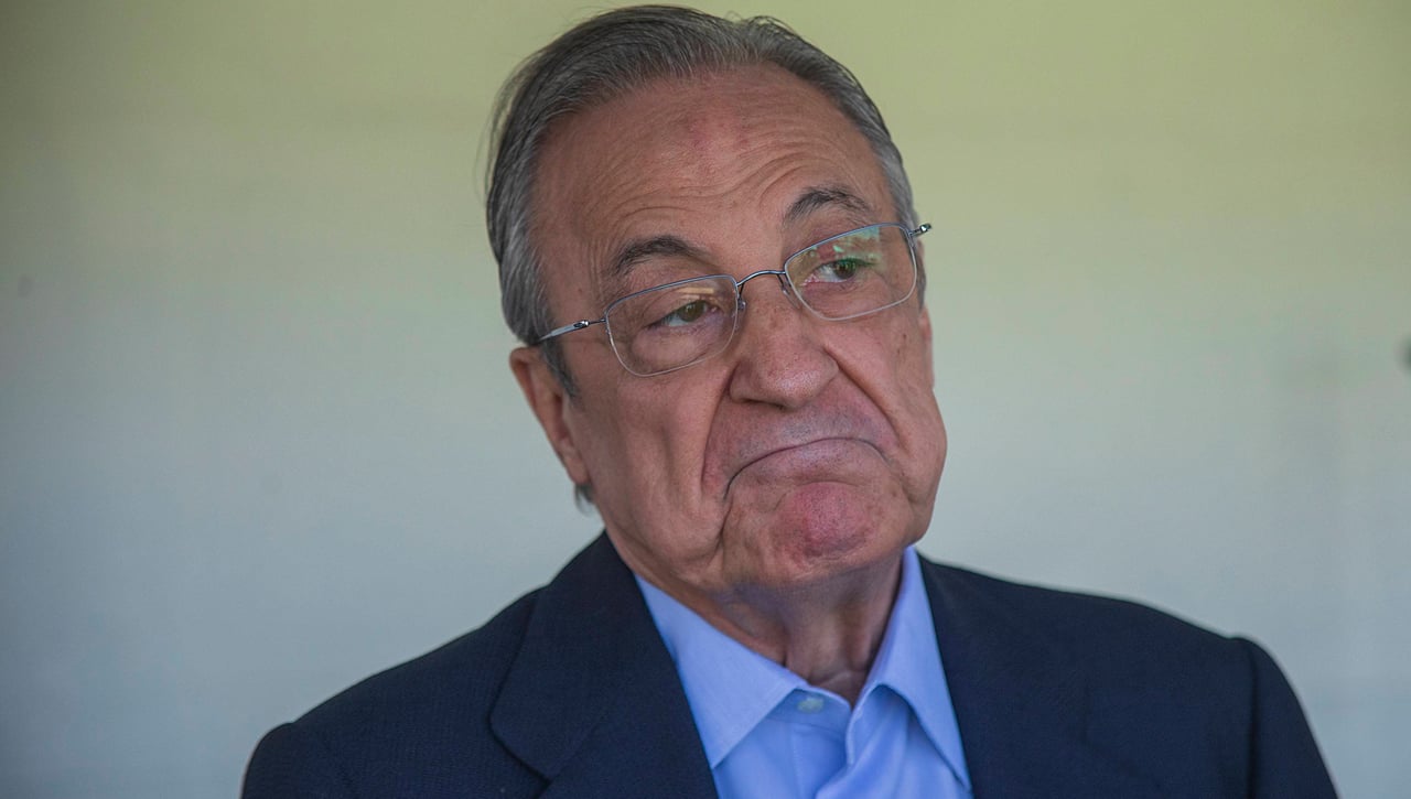 La inesperada respuesta de Florentino Pérez cuando le preguntan por Mbappé... y Davies