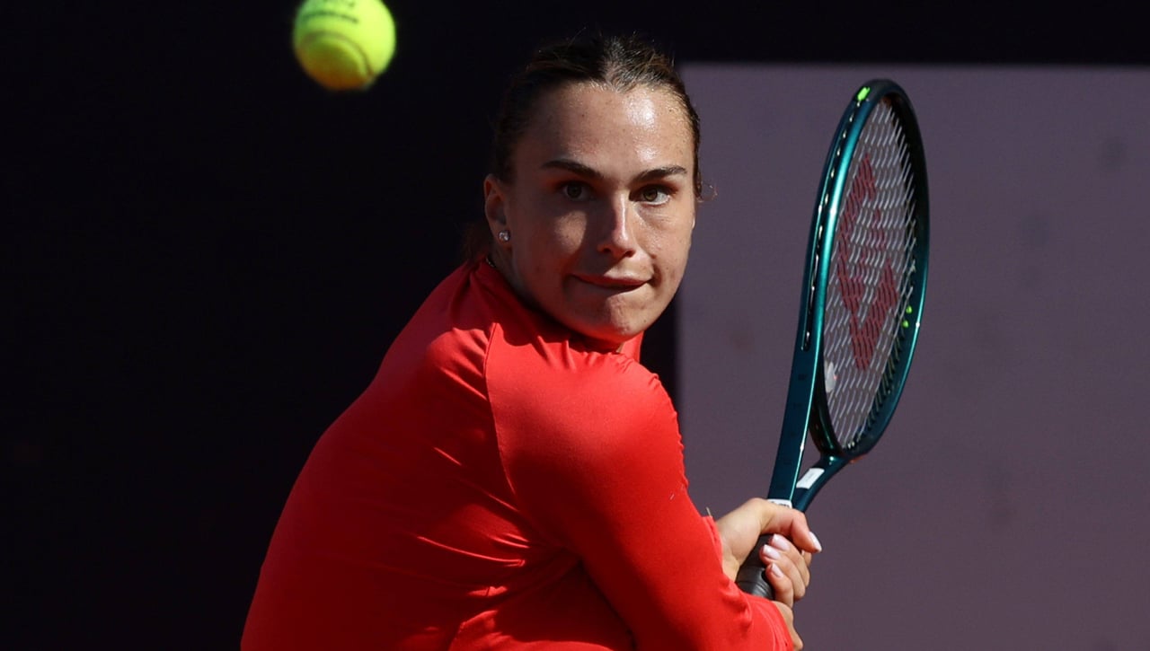 Sabalenka no se muerde la lengua en Roma