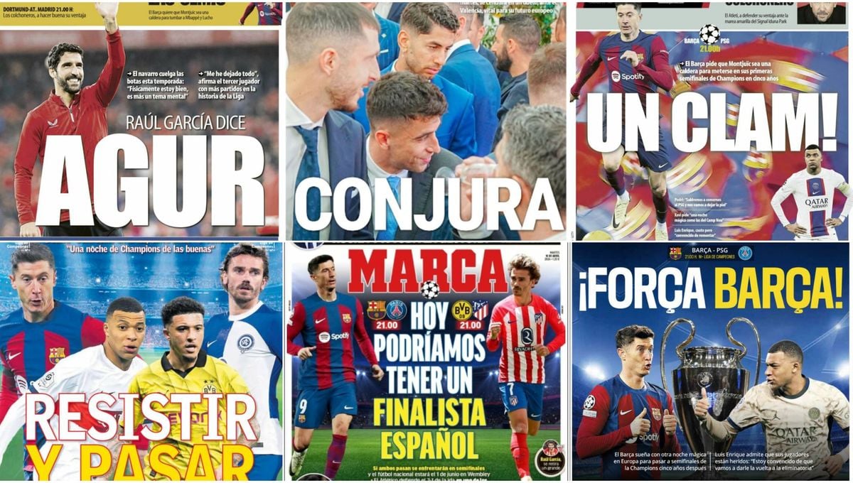 La Champions, el adiós de Raúl García, un fichaje para el Sevilla FC... Así vienen las portadas