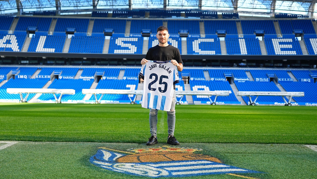 Los motivos de Javi Galán para elegir a la Real Sociedad 