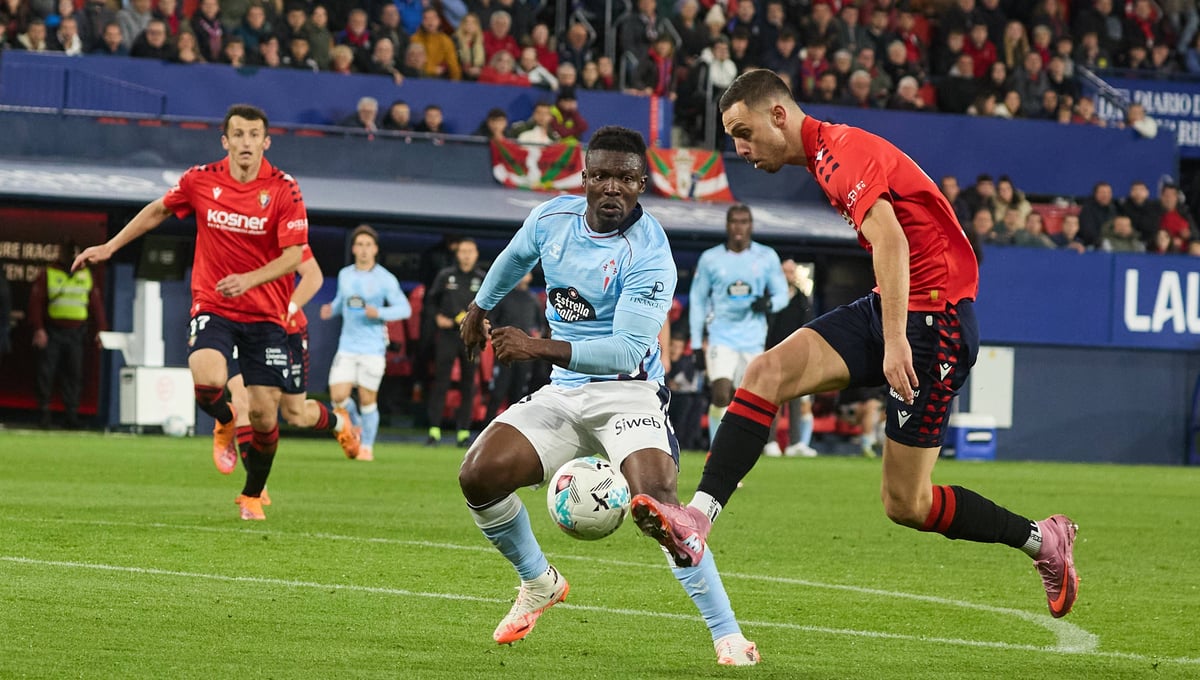 Reunión a la vista con Aidoo: el Celta quiera agilizar la operación salida y dejar espacio para fichajes