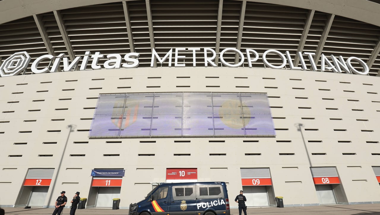 El Atlético de Madrid ‘estalla’ contra la Policía 