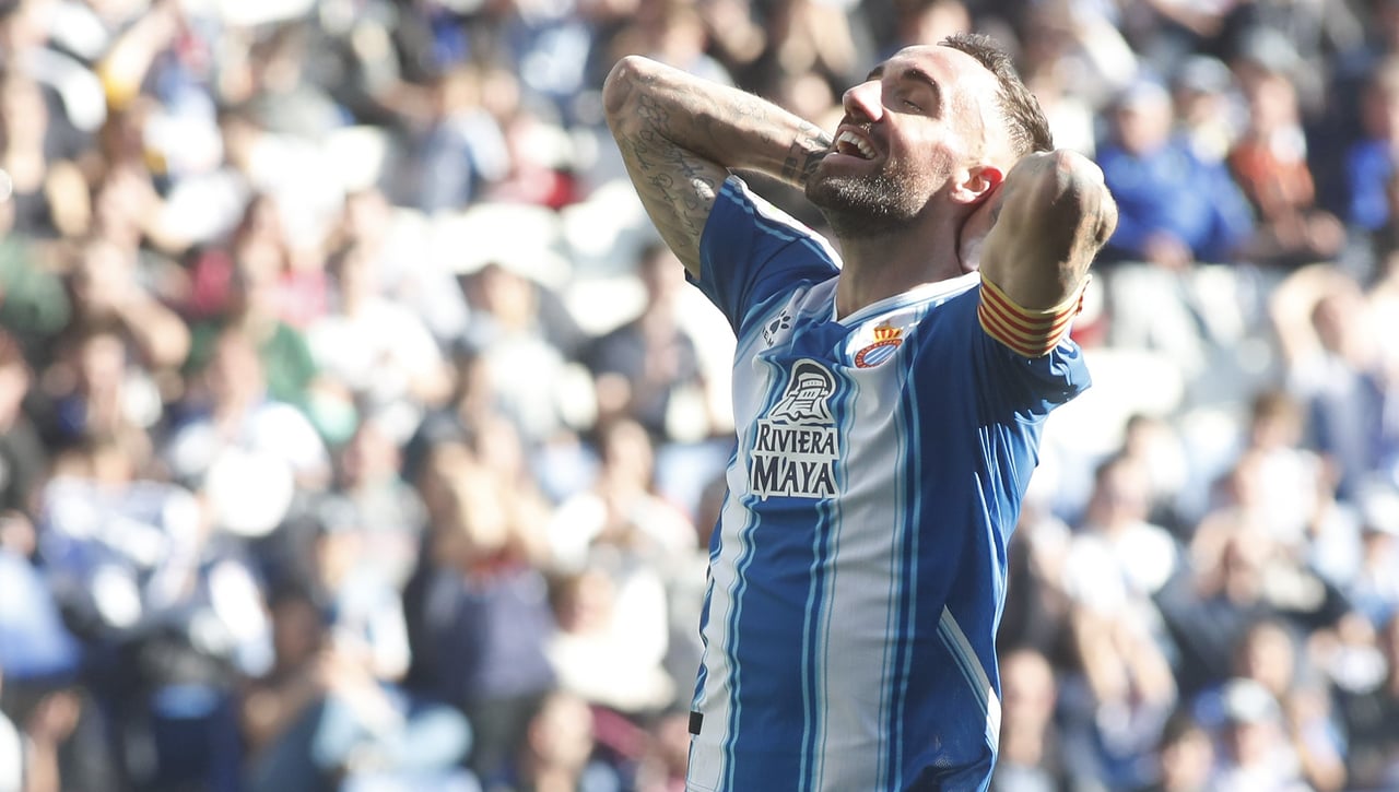 El enfado de Darder con la afición del Espanyol