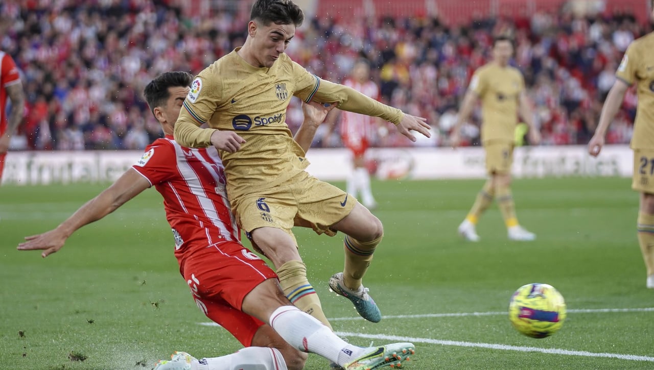 La bronca de Gavi con los aficionados del Almería