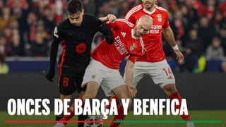 Barça - Benfica: posibles alineaciones y donde ver el partido de hoy de la UEFA la Champions League