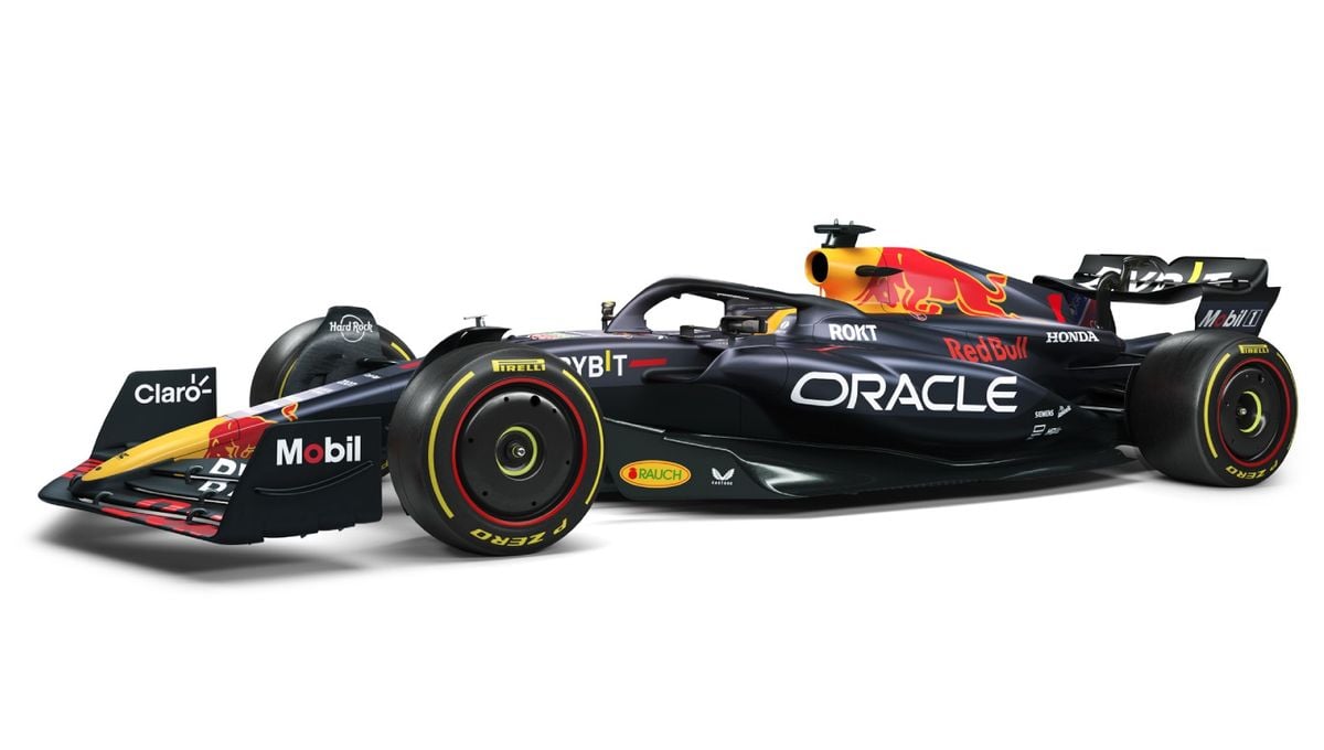 Así es el RB19, nuevo coche de Red Bull