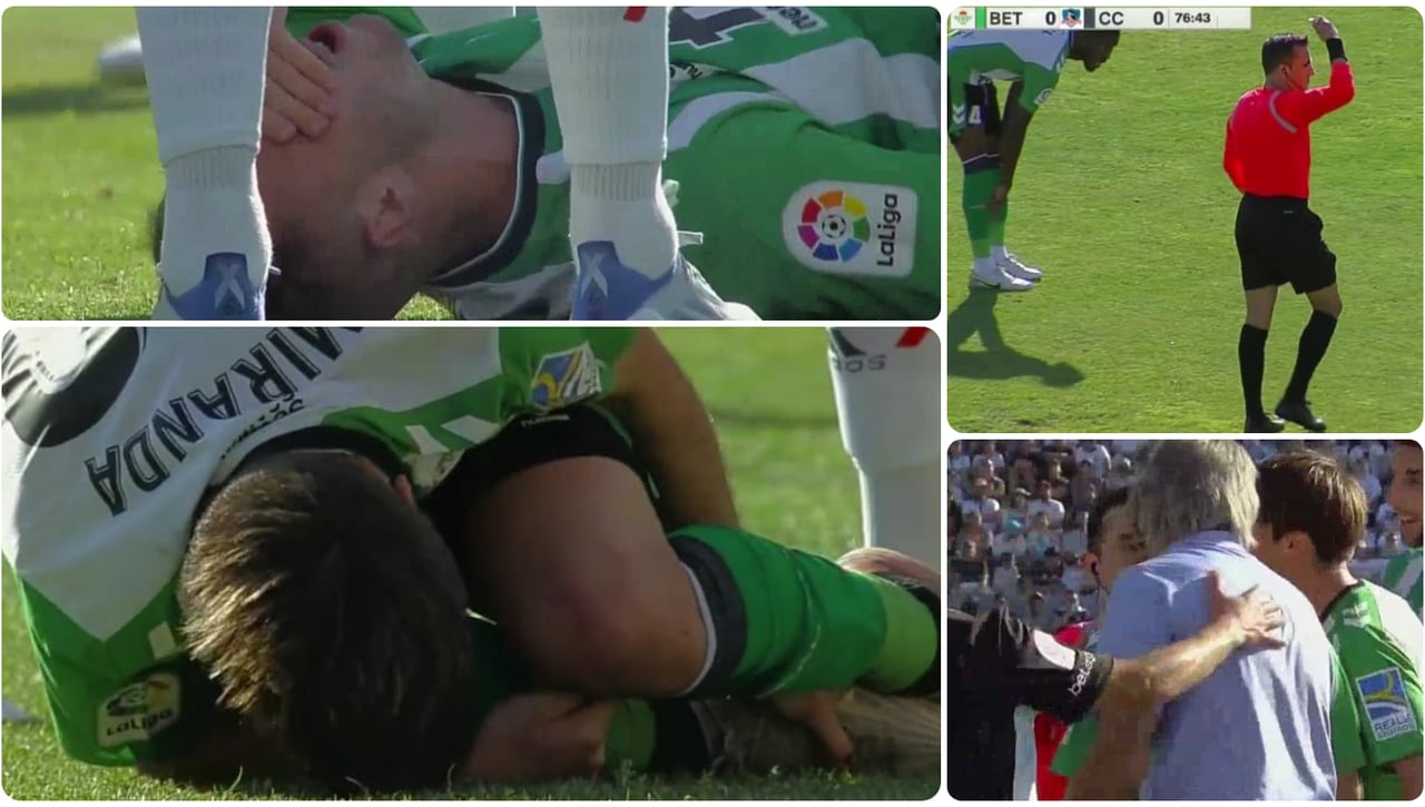 El vídeo que explica las quejas del Betis por el arbitraje y la dureza de Colo-Colo