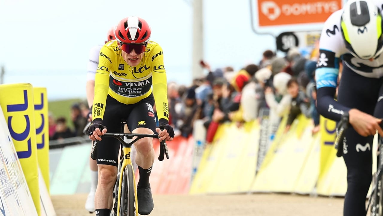 Jonas Vingegaard se rinde