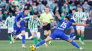 Betis - Getafe: horario, canal y dónde ver hoy en TV y online el partido de la jornada 17 de LaLiga