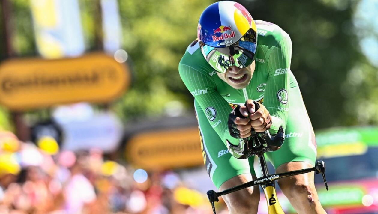 Van Aert culmina la fiesta de Vingegaard ganando la crono en Rocamadour