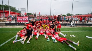 El Girona B, a un paso del ascenso