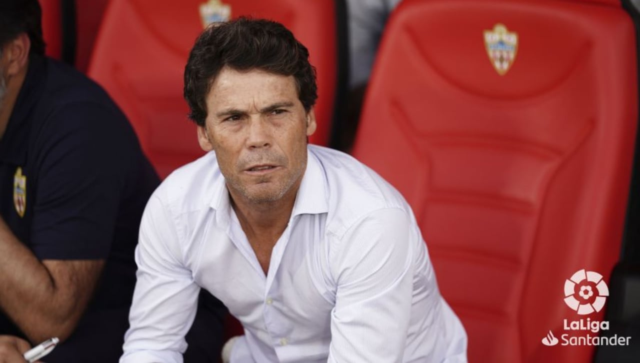 Rubi, intranquilo tras la victoria del Almería 
