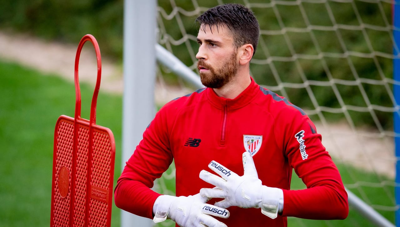 Unai Simón, en la recta final