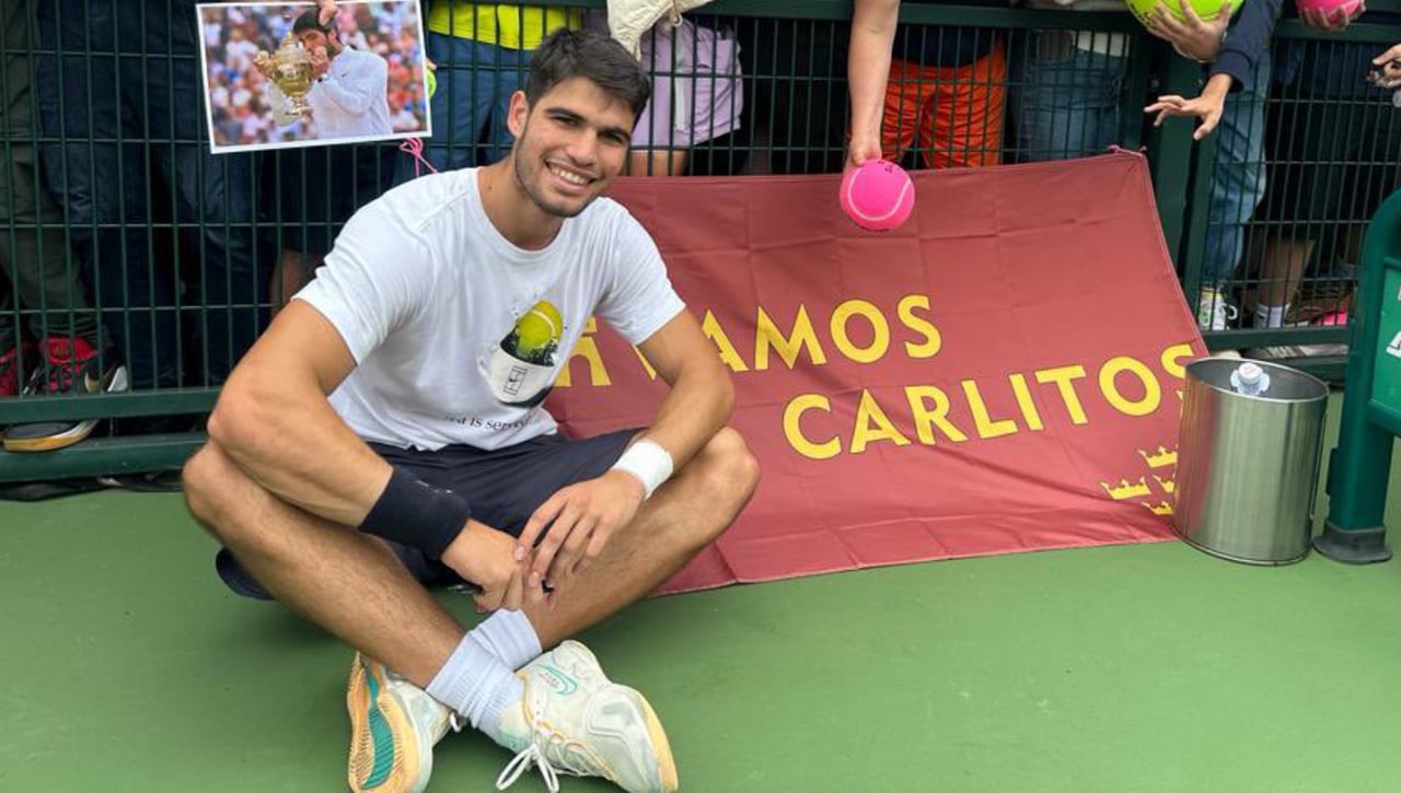 Las maletas de Carlos Alcaraz cuestan un millón de euros