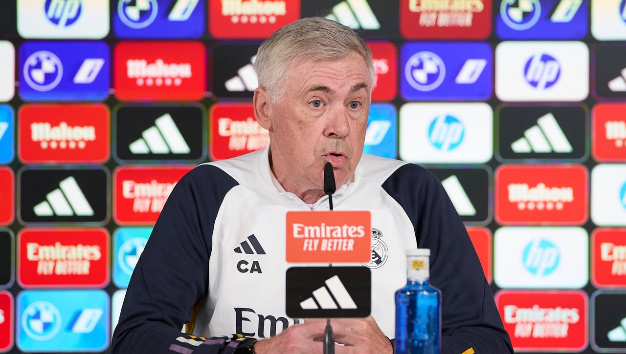 Ancelotti da pistas: "Lunin nos ha ayudado pero Courtois está volviendo..."