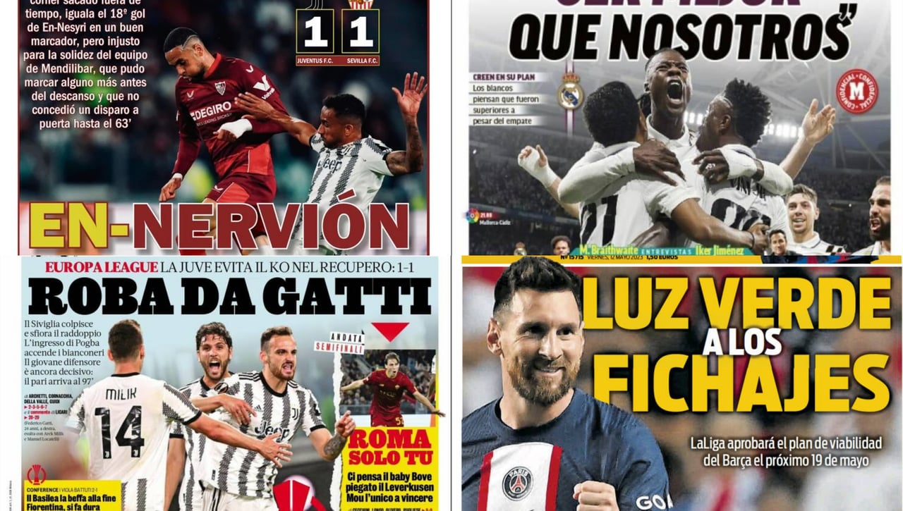 En-Nervión, la Juventus evita el KO, la clave para la vuelta de Messi al Barça... 