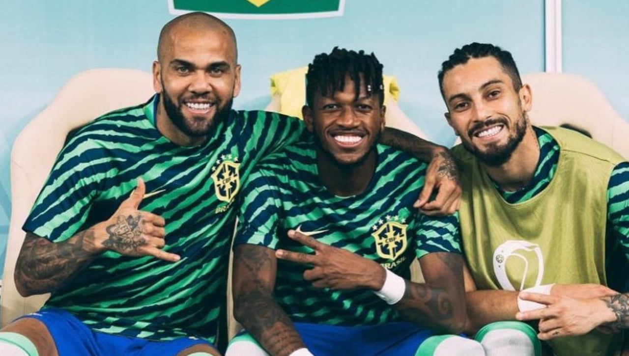 El bonito mensaje de Telles y las reacciones de Neymar, Fred, Antony o Arana