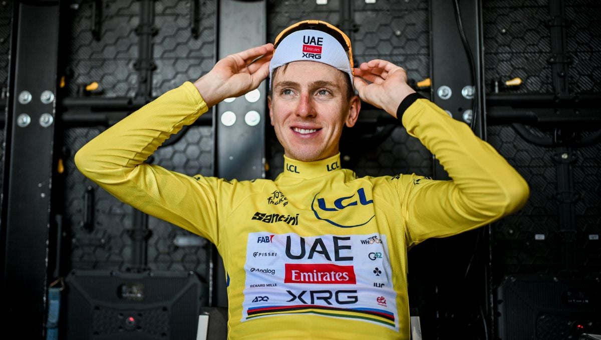 Tadej Pogacar pide a la UCI un cambio de fechas en las grandes vueltas por "condiciones meteorológicas"