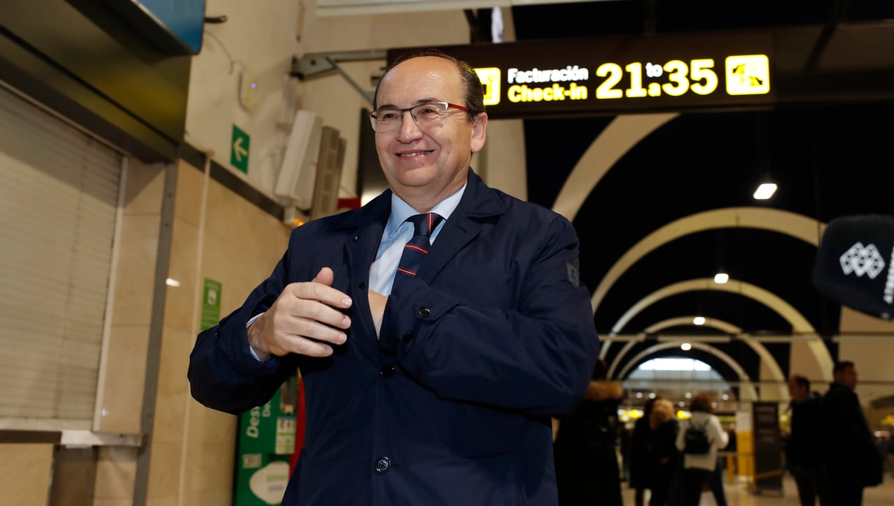 Pepe Castro entona el 'muchachos, ahora nos volvimos a ilusionar' en la Europa League