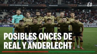 Alineaciones Real Sociedad - Anderlecht: Alineación posible de Real y Anderlecht en el partido de hoy de la Europa League