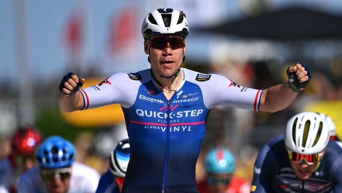 Jakobsen, más rápido que el viento en Nyborg; Van Aert, nuevo líder del Tour