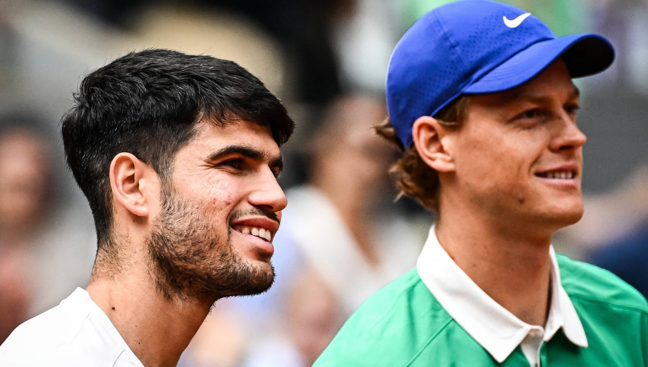 Alcaraz y Sinner intercambian algo más que palabras antes de la final