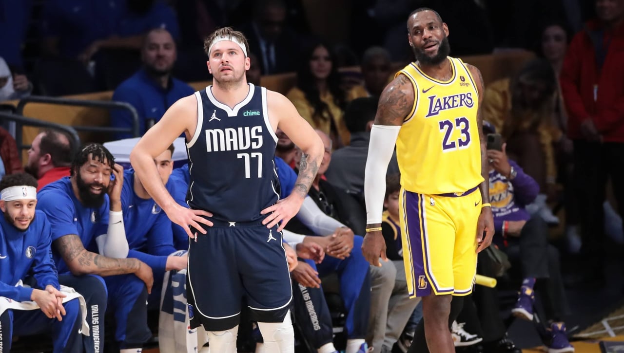 Luka Doncic se queda fuera y LeBron James se frota las manos