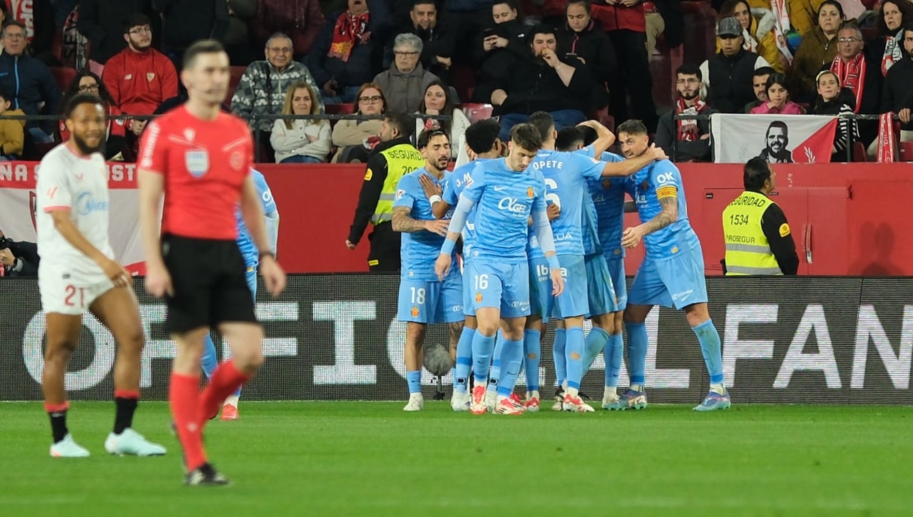 Sevilla 1-1 Mallorca: Paga caro el pasito atrás y Valjent agua la fiesta